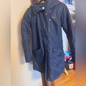 Columbia Women’s Dark Blue Raincoat